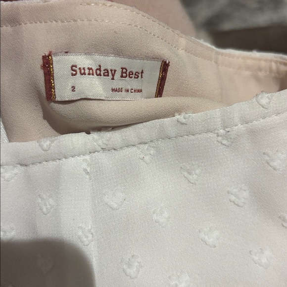 Sunday Best High Waist Elegant White Mini Skirt size 2 - Picture 5 of 5